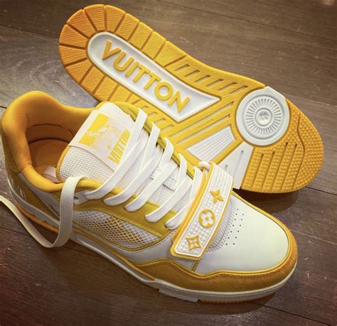 louis vuitton sneakers yellow